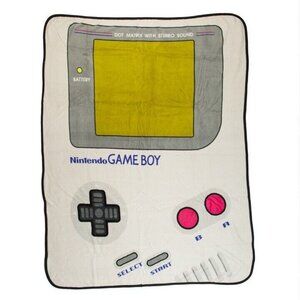 New Nintendo Game Boy Plush Fleece Gift Throw Blanket NES Classic System Gameboy